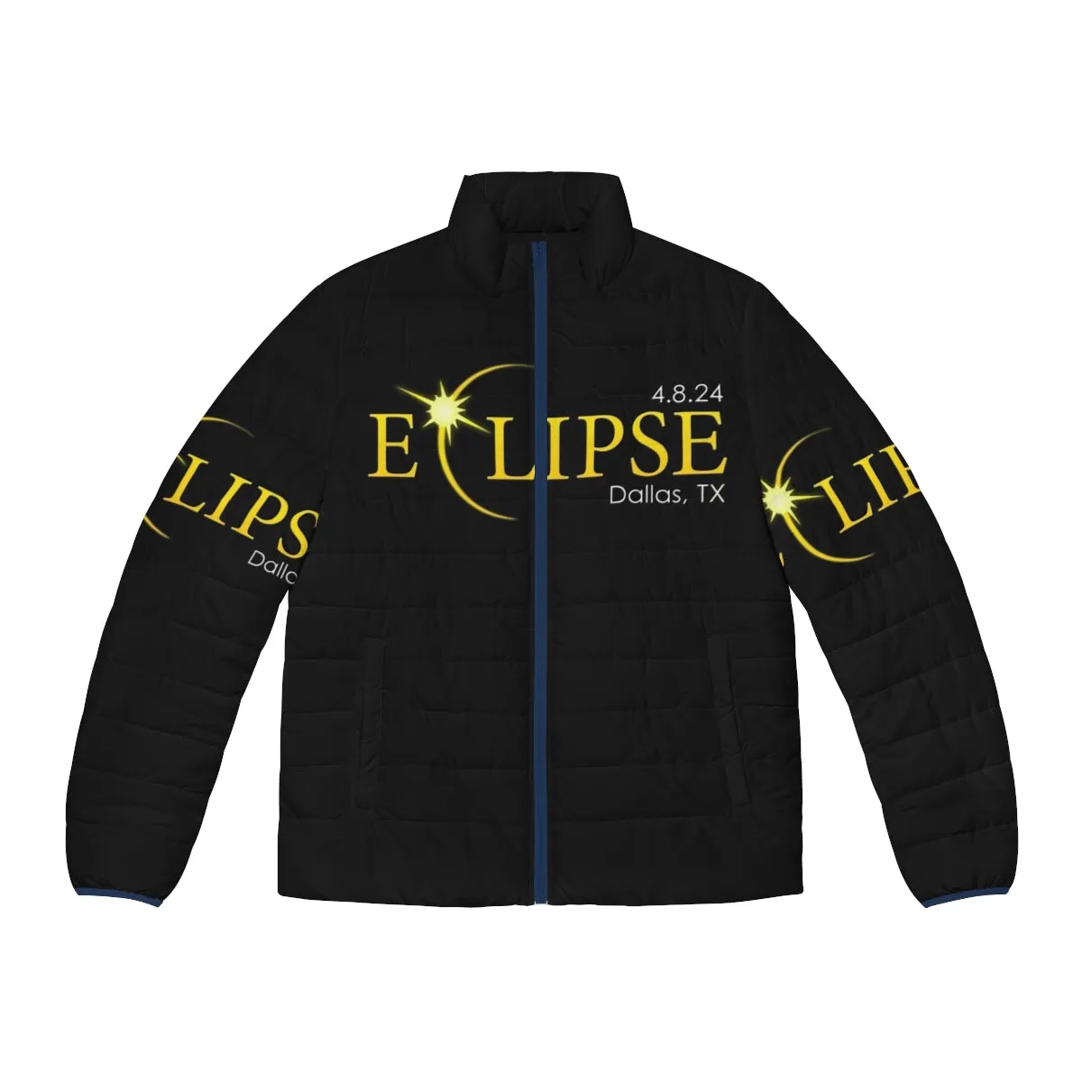 2024 Eclipse Dallas Puffer Jacket - Celebrate the Total Solar Eclipse in Style