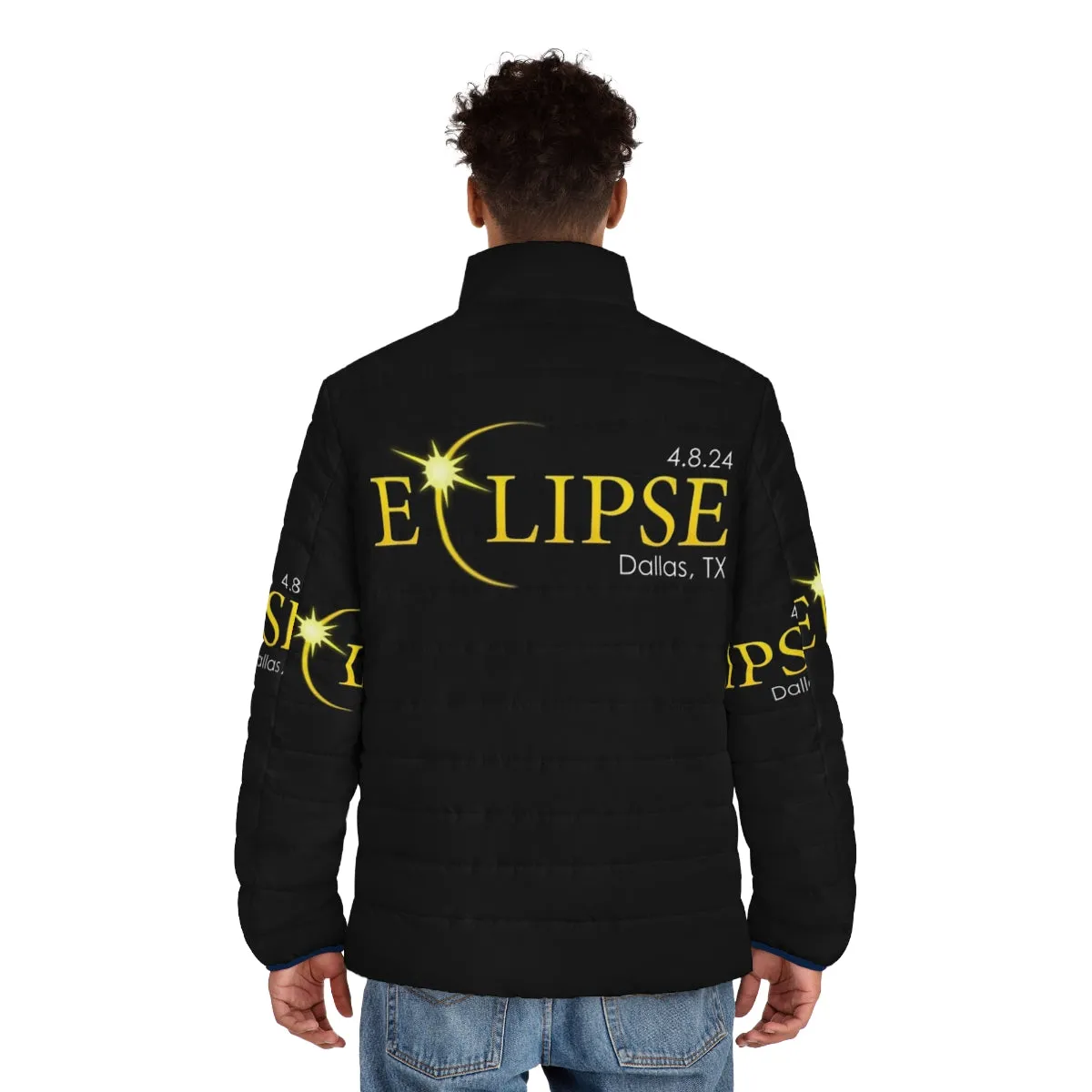 2024 Eclipse Dallas Puffer Jacket - Celebrate the Total Solar Eclipse in Style