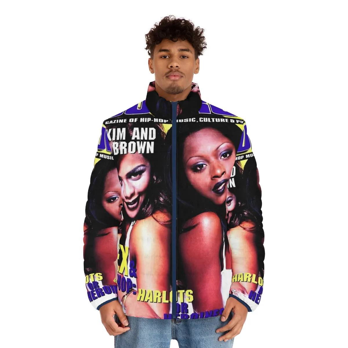 90s Puffer Jacket for Hip Hop and Rap Music Fans