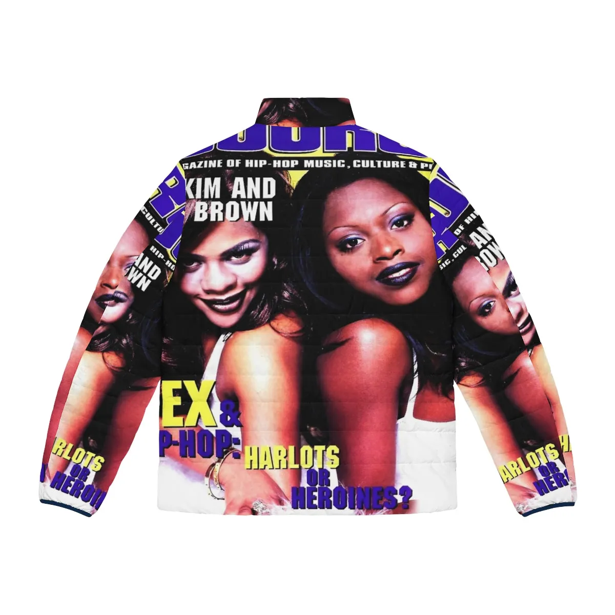 90s Puffer Jacket for Hip Hop and Rap Music Fans