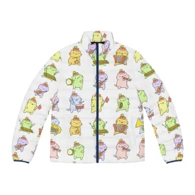 Adorable Mitchiri Neko Puffer Jacket - Kawaii Anime Clothing for Weebs