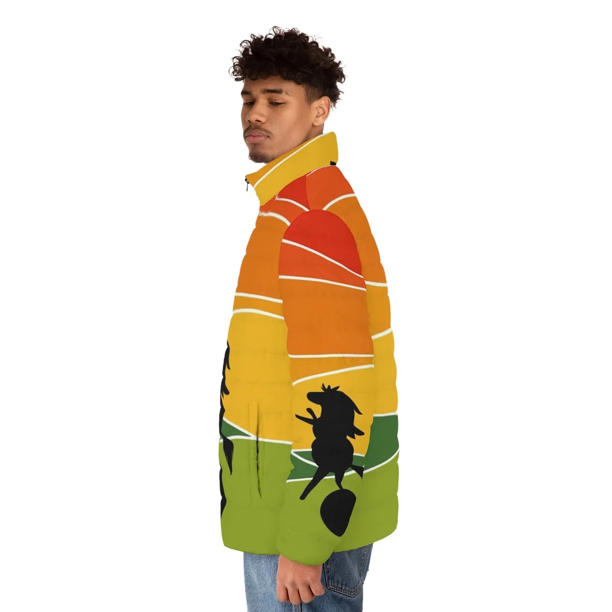 Adventure Time James Baxter Sunset Puffer Jacket