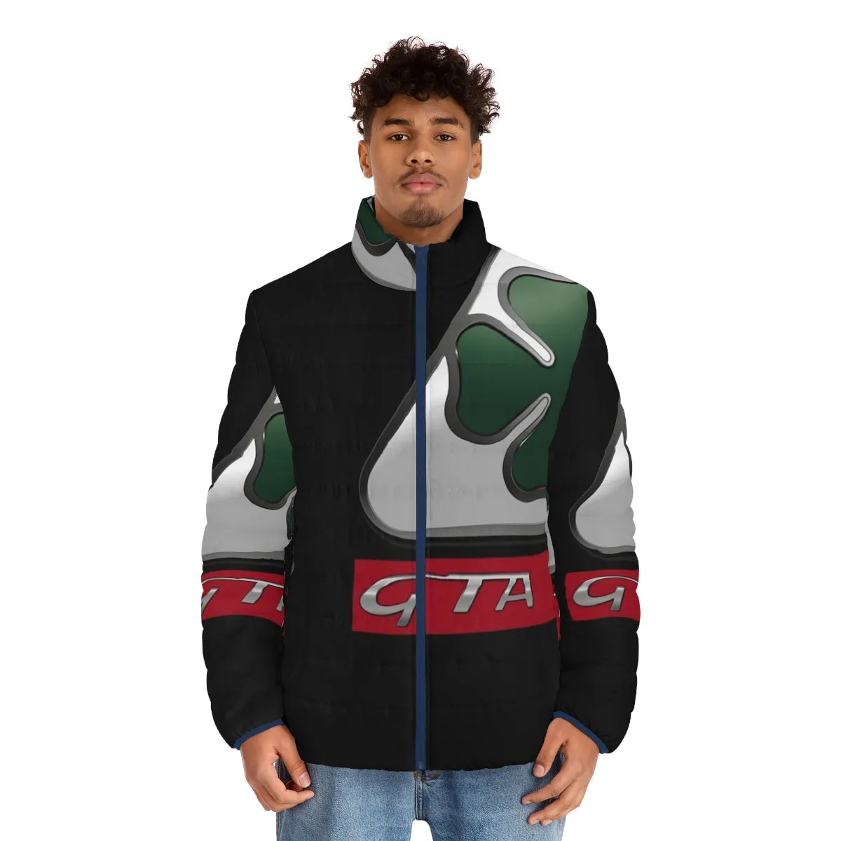 Alfa Romeo Quadrifoglio Monogram Puffer Jacket