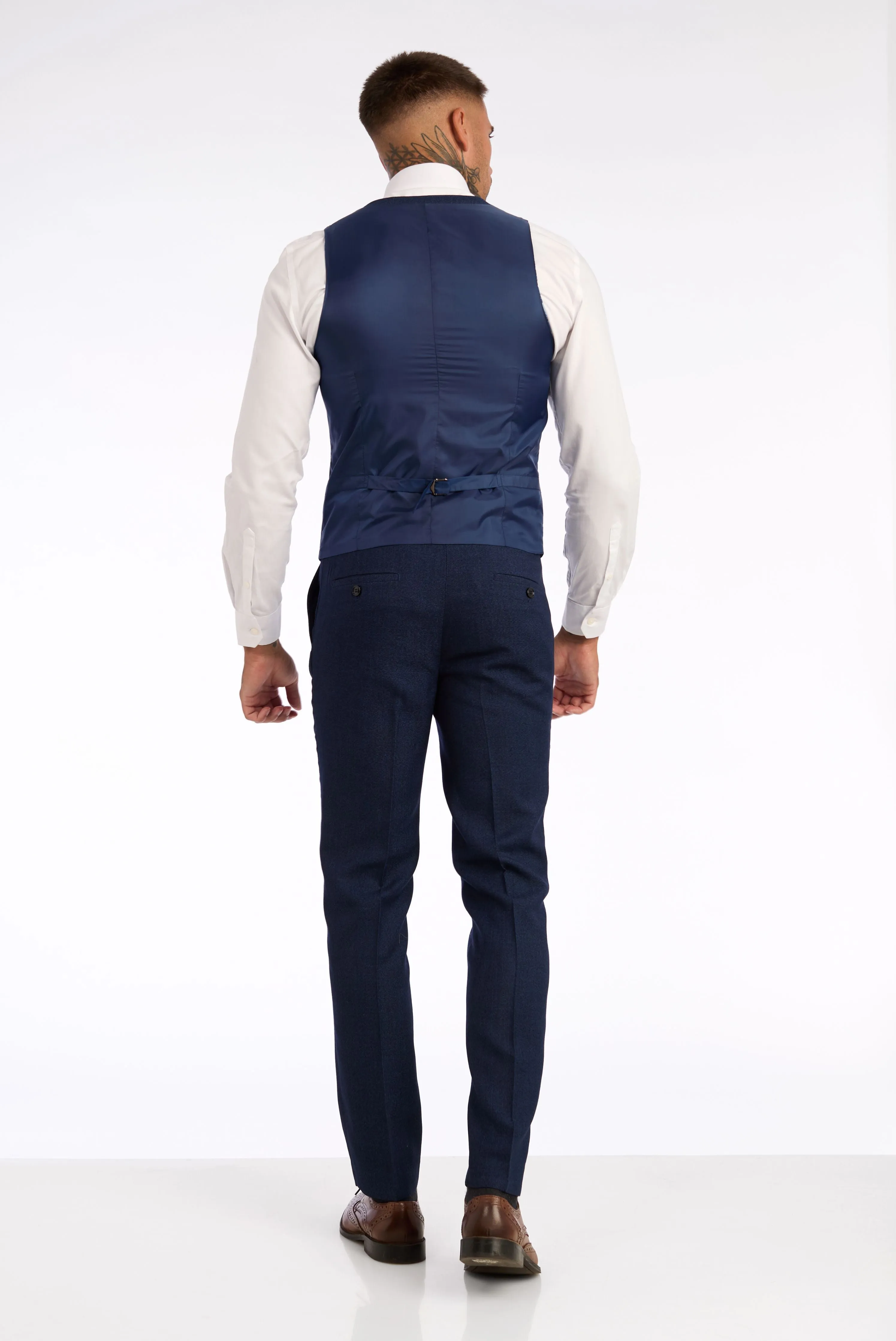 ARCHIE Blue Suit Waistcoat