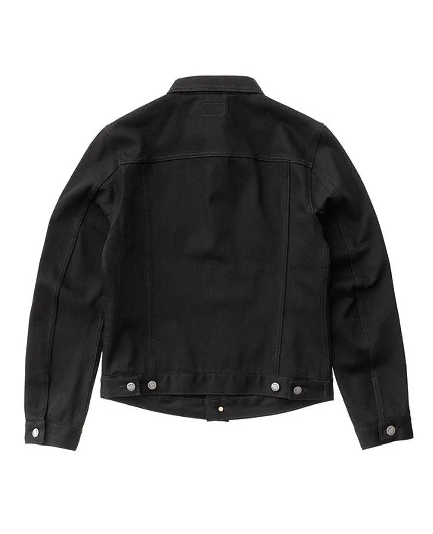 Billy Dry Denim Jacket Black