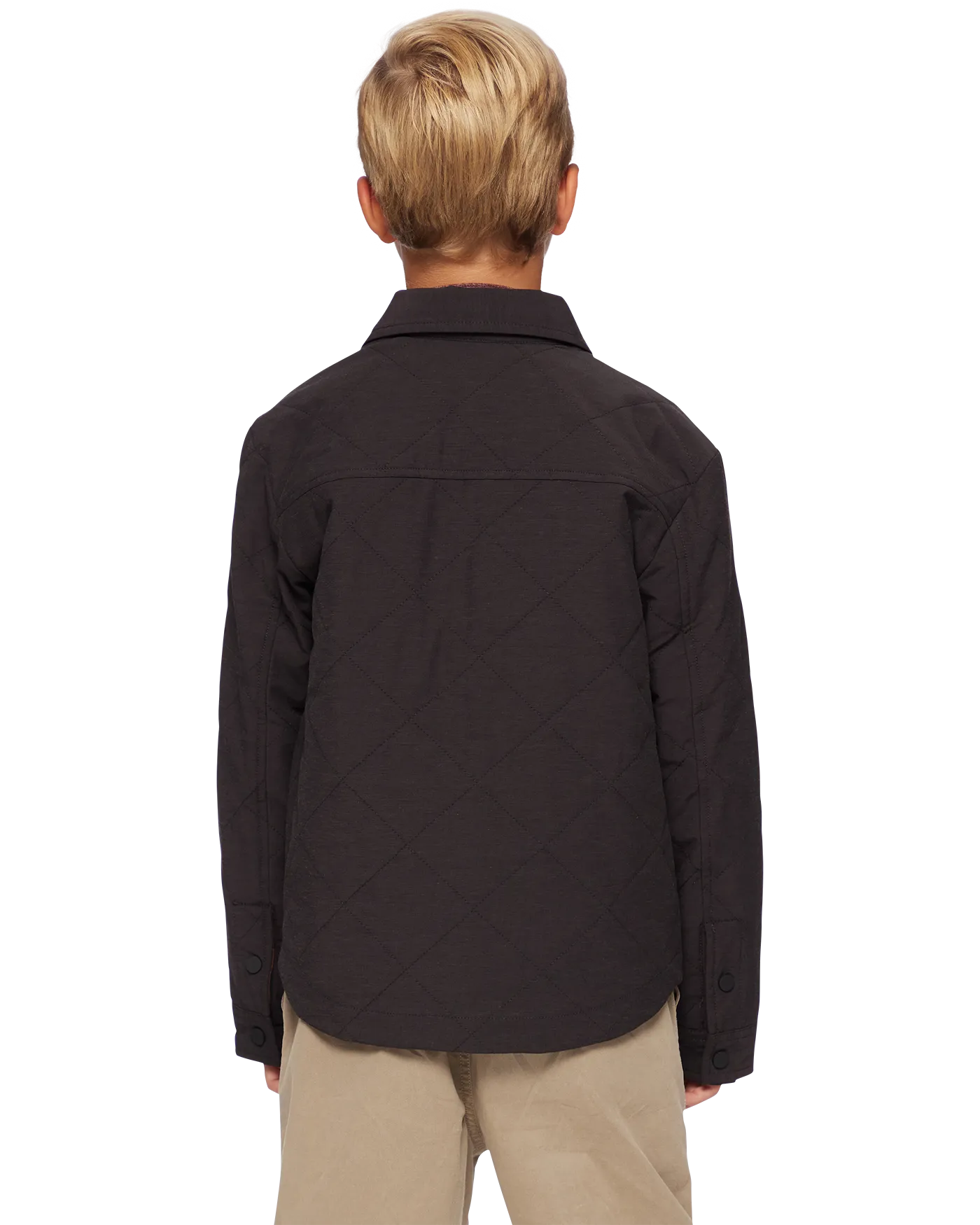 BOYS CHAPIN FLANNEL-LINED QUILTED JACKET