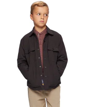 BOYS CHAPIN FLANNEL-LINED QUILTED JACKET