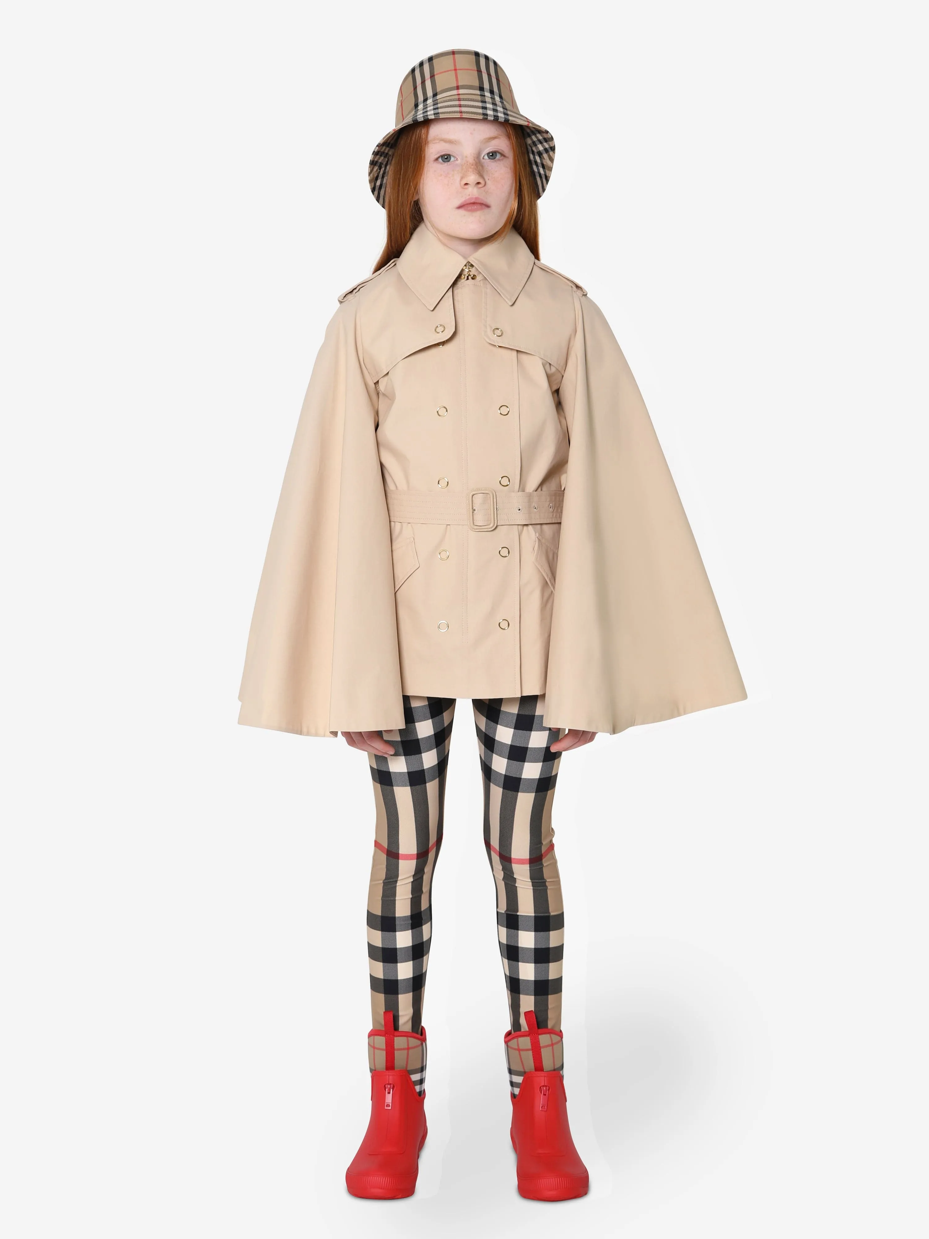 Burberry Girls Cotton Twill Trench Coat