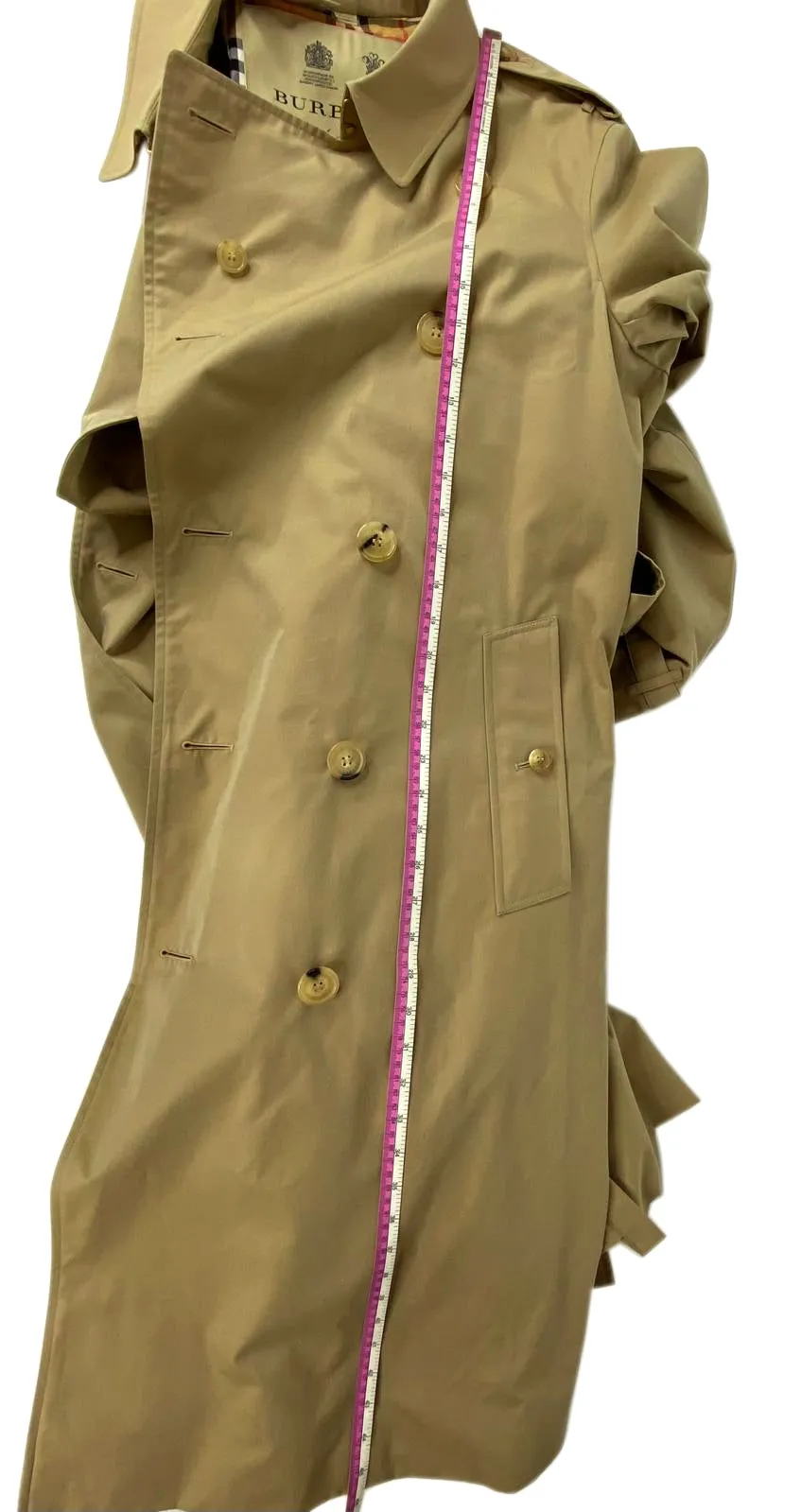 Burberry The Long Kensington Heritage Trench Coat Honey