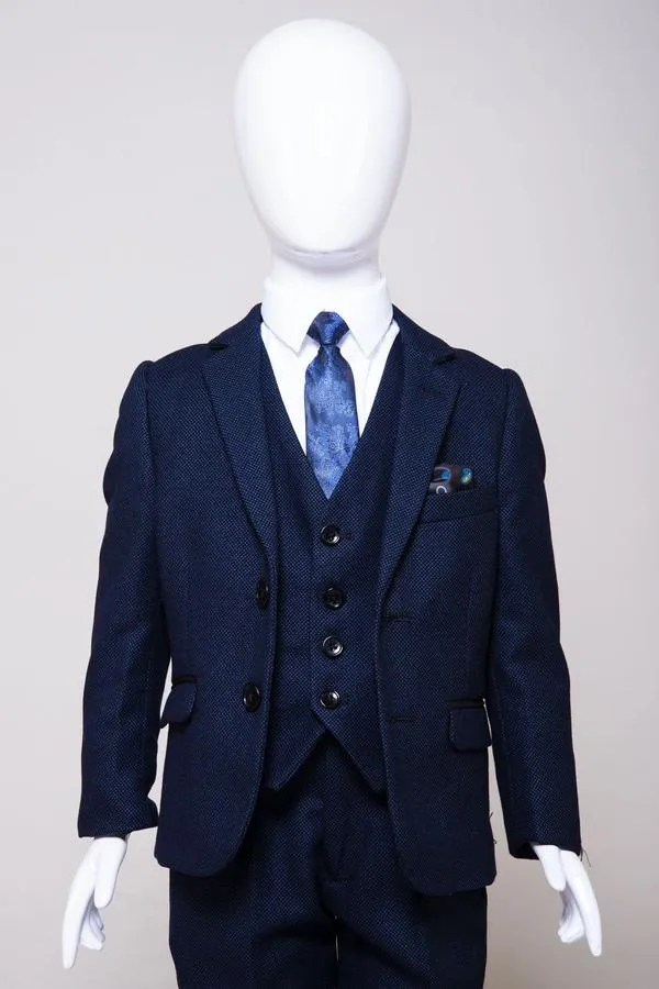 Callum Childrens Blue Suit | Marc Darcy