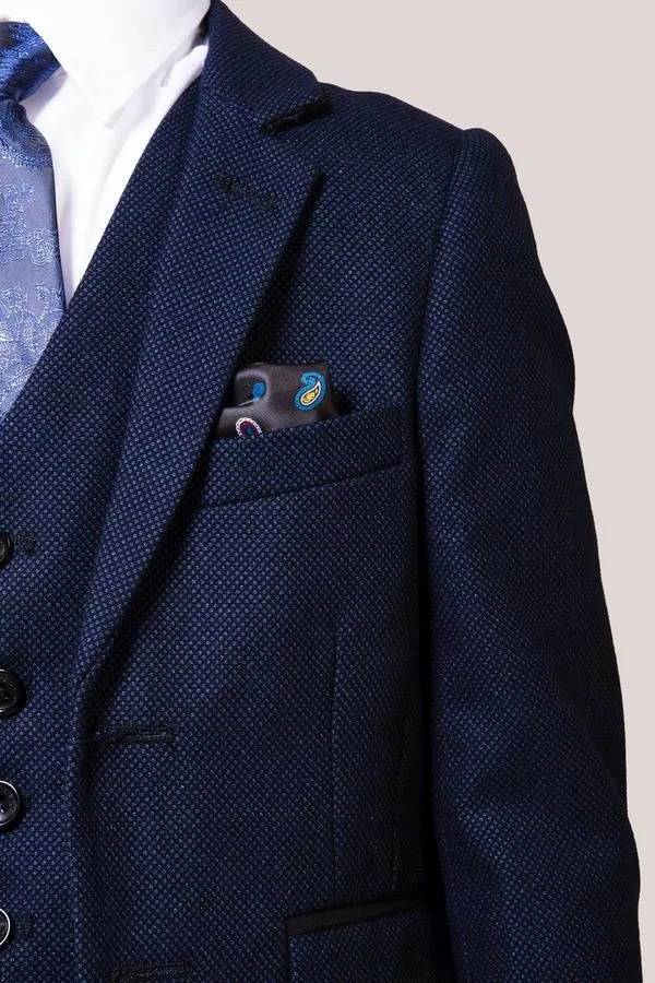 Callum Childrens Blue Suit | Marc Darcy