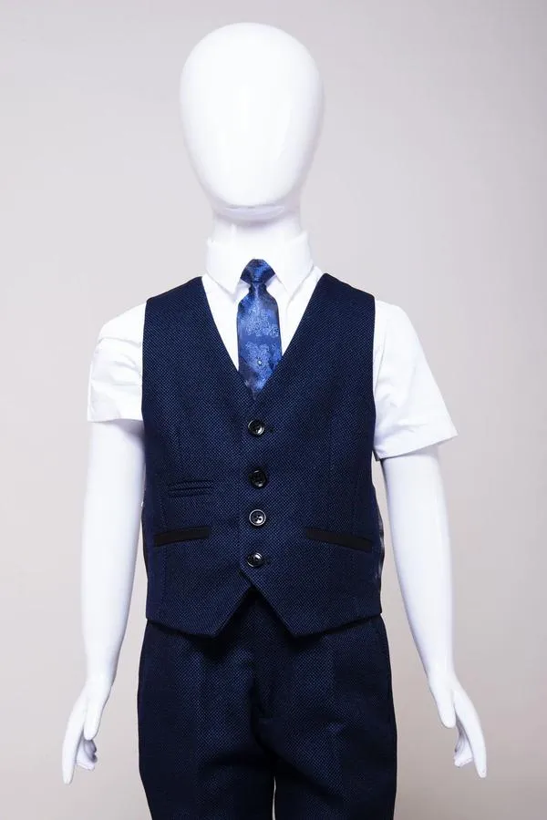 Callum Childrens Blue Suit | Marc Darcy