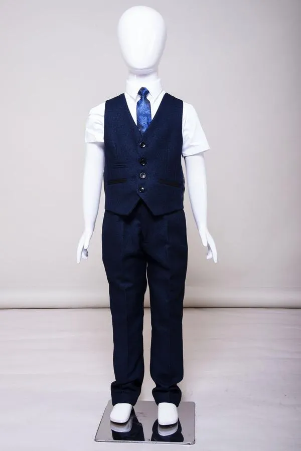 Callum Childrens Blue Suit | Marc Darcy