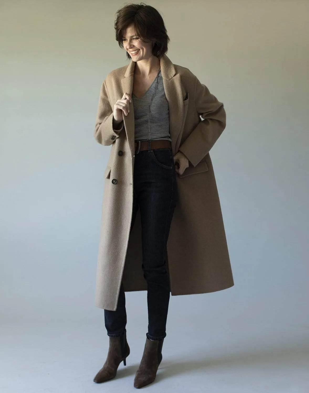 Cashmere Double Breasted Coat