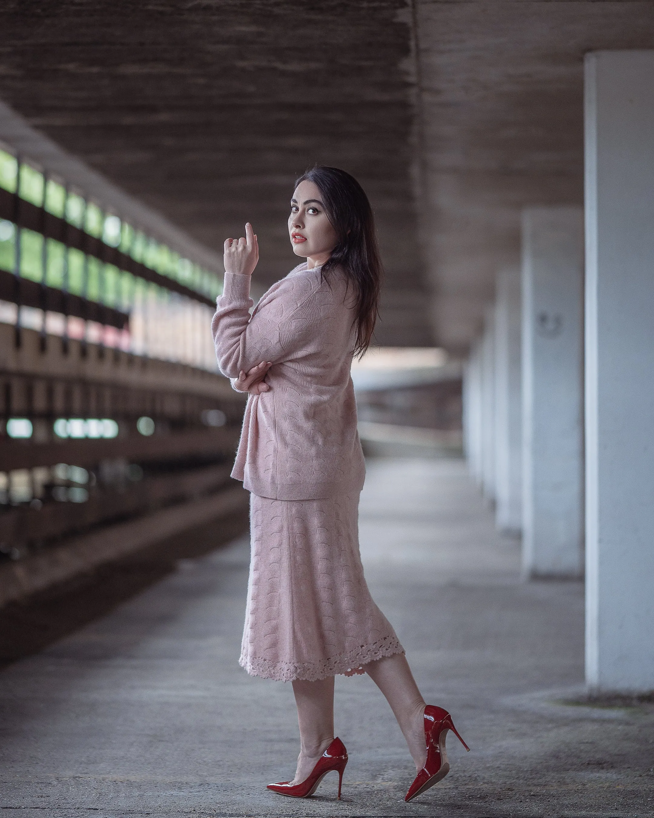 Cashmere Pink & Blue dress