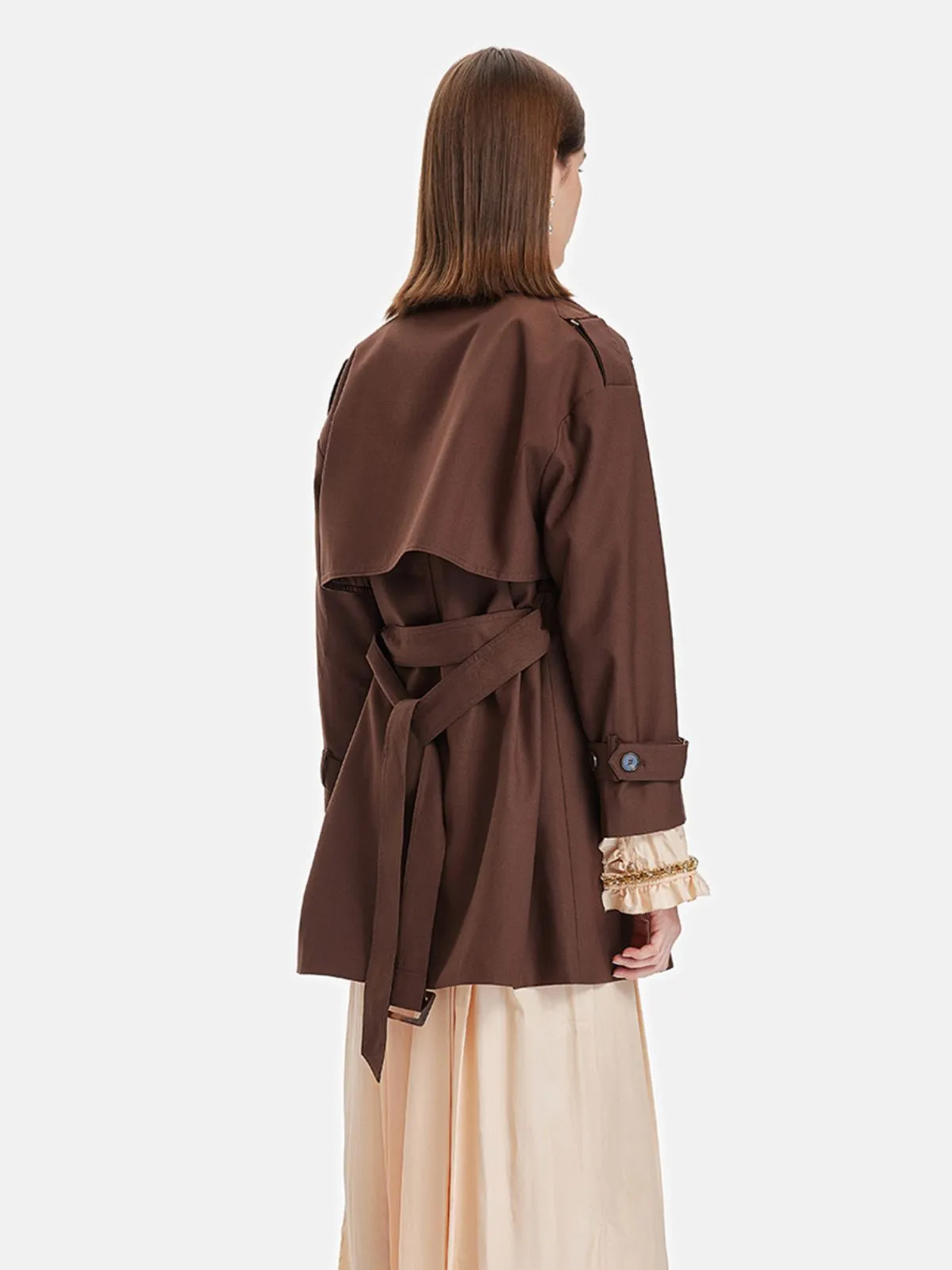 Classic Lapel Oversized Trench Coat