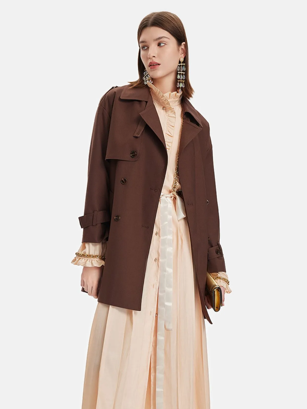 Classic Lapel Oversized Trench Coat