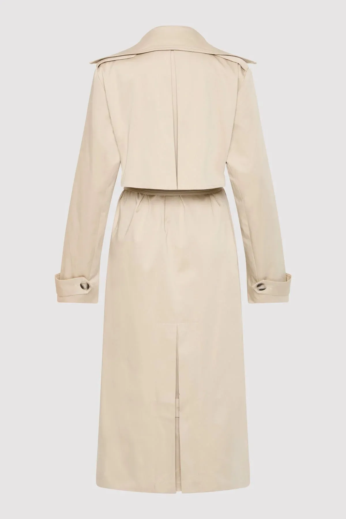 Classic Trench Coat in Champagne