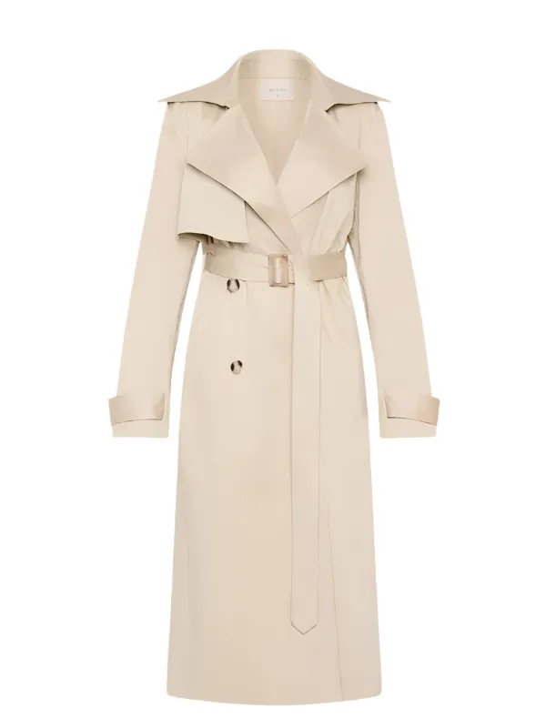 Classic Trench Coat in Champagne