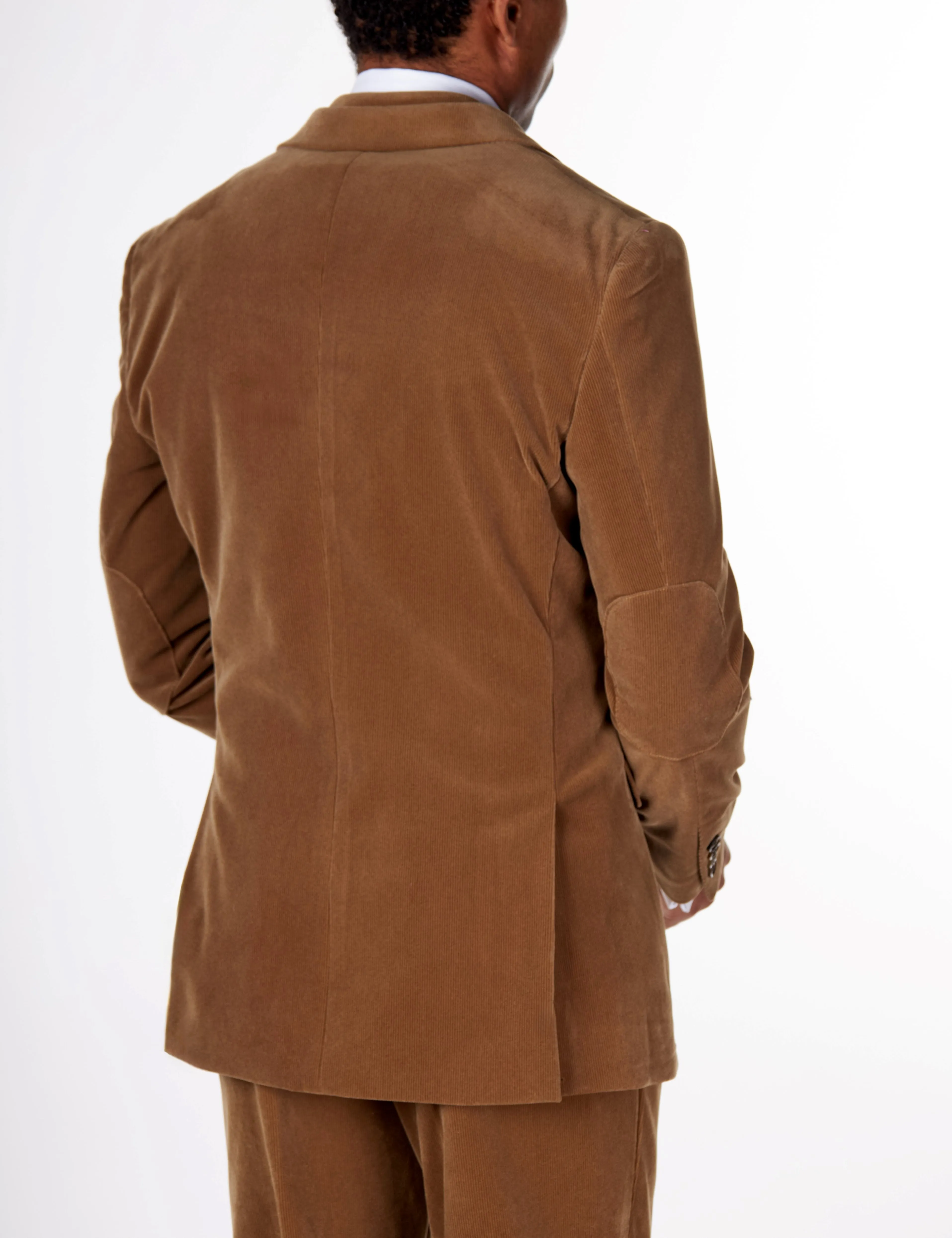 CORDUORY TAILORED FIT SUIT IN TAN