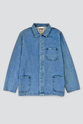 Denim Light Wash Olympic Jacket