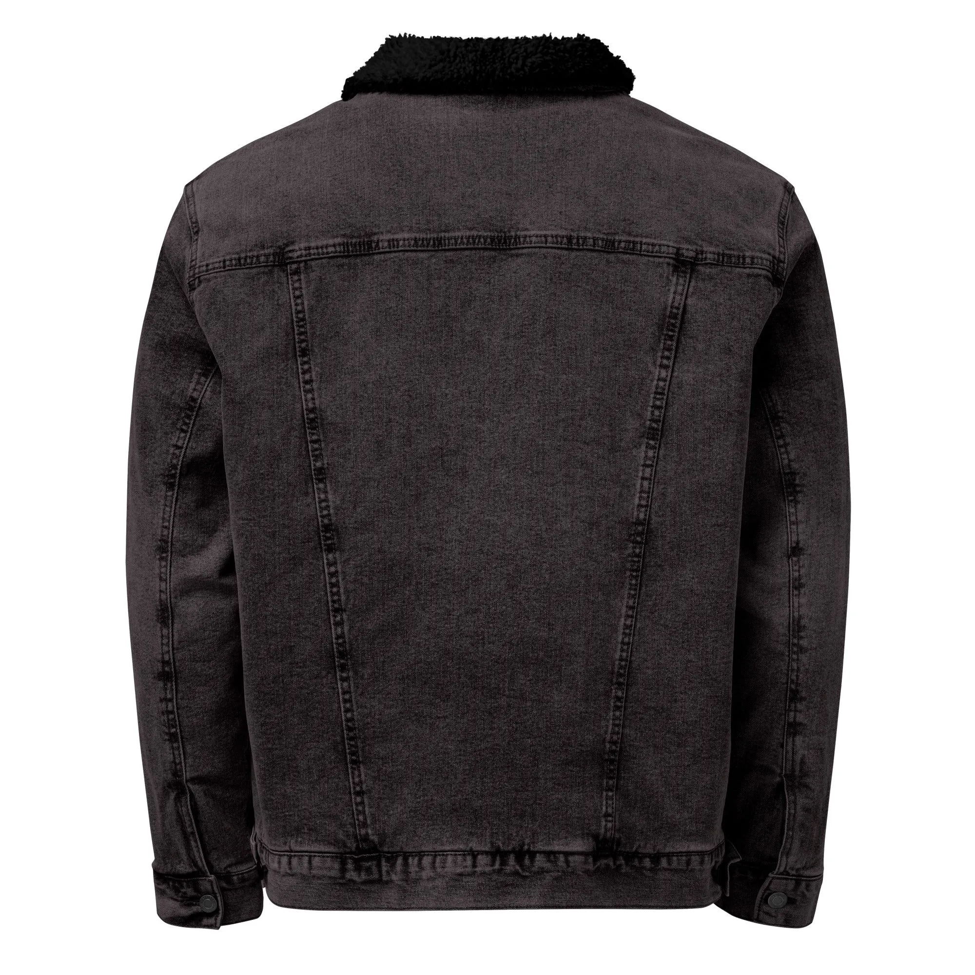 DF - Unisex Black Denim Sherpa Jacket