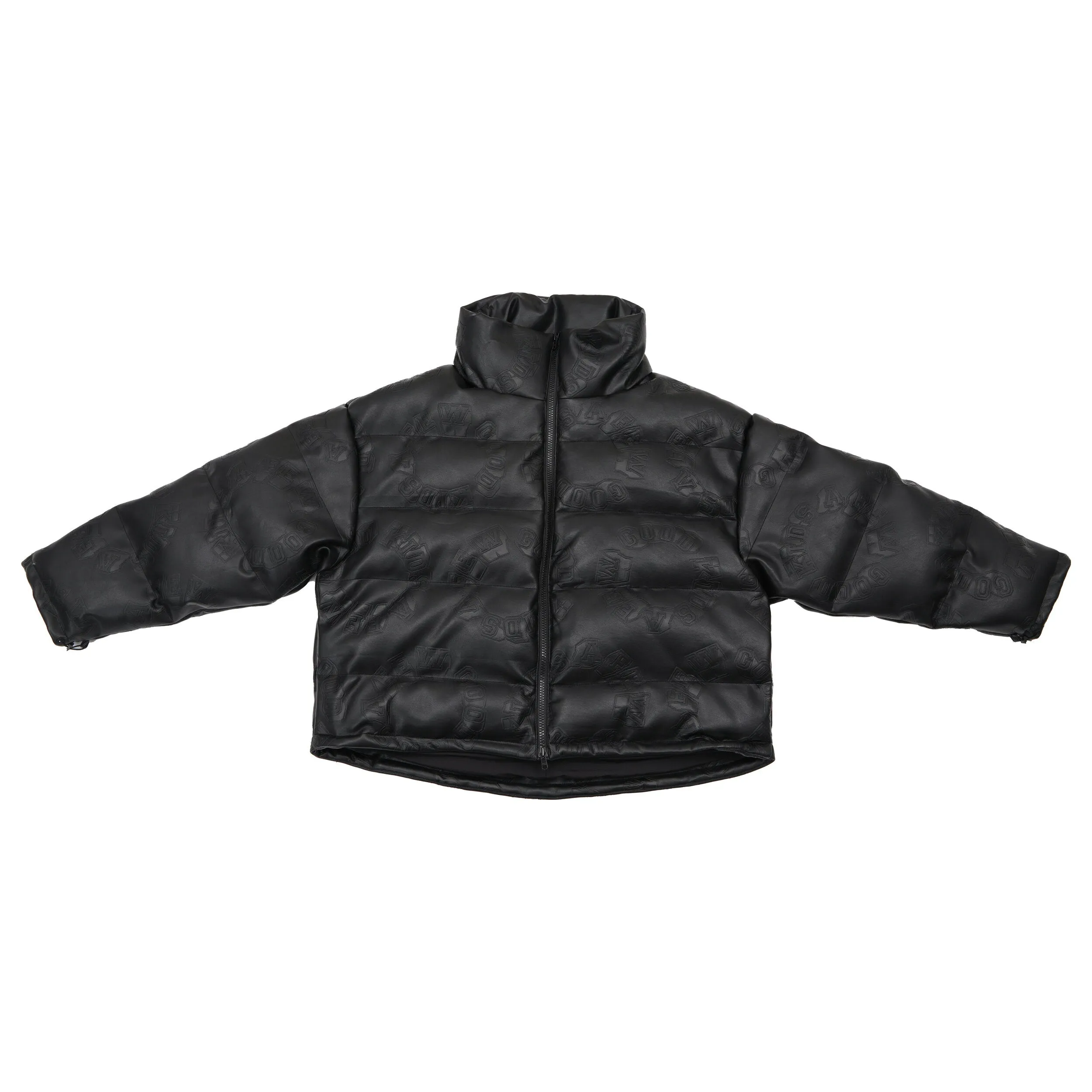 DONCARE (AFGK) "Puffer Leather Jacket" - Black