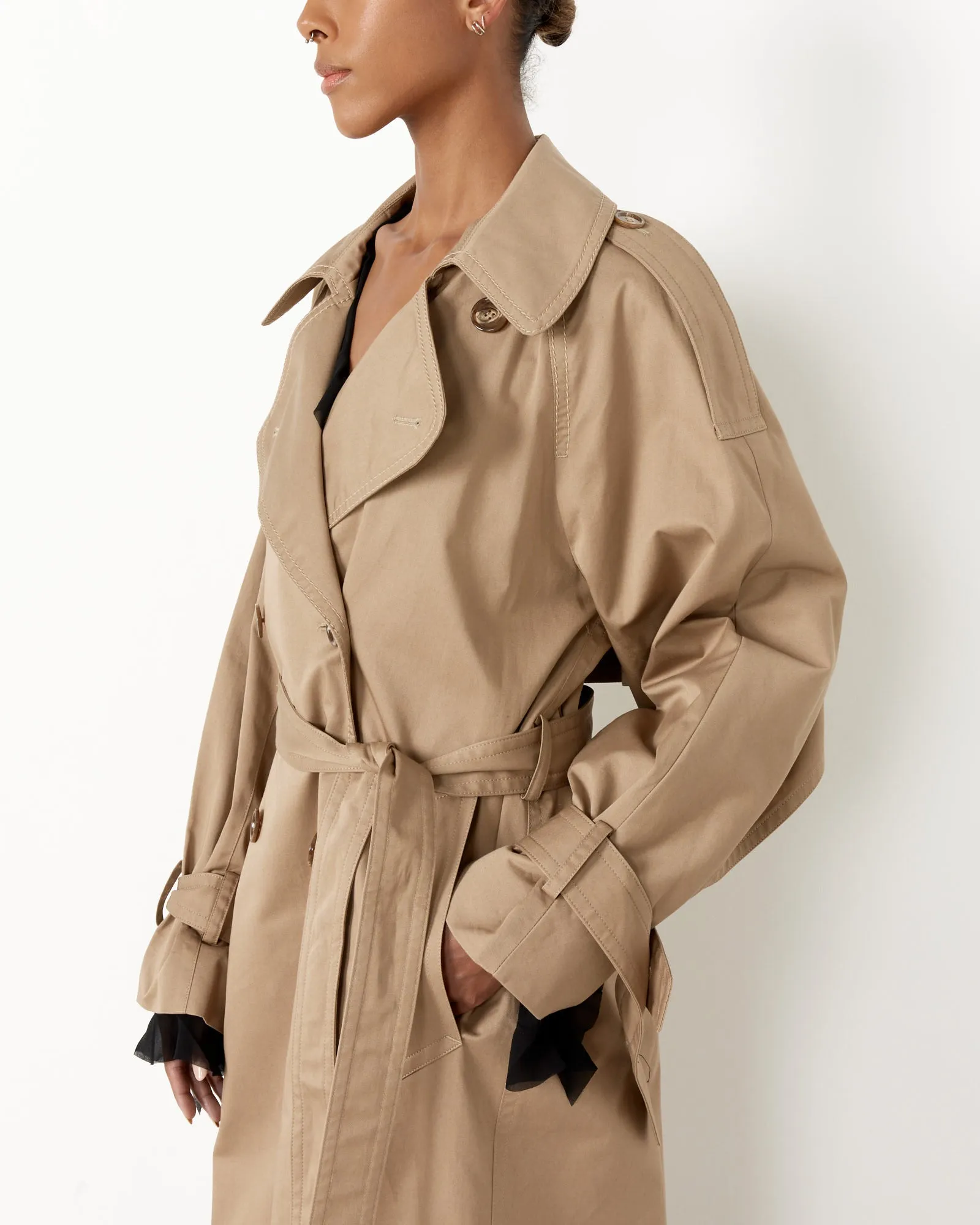 Double Breasted Trench Coat