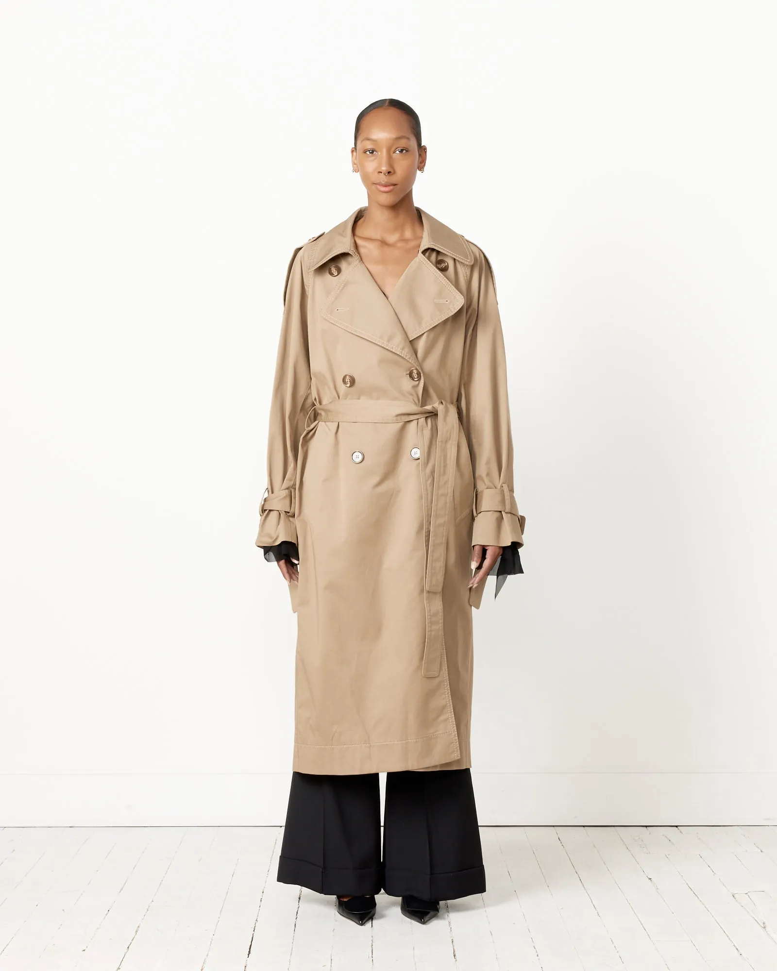 Double Breasted Trench Coat