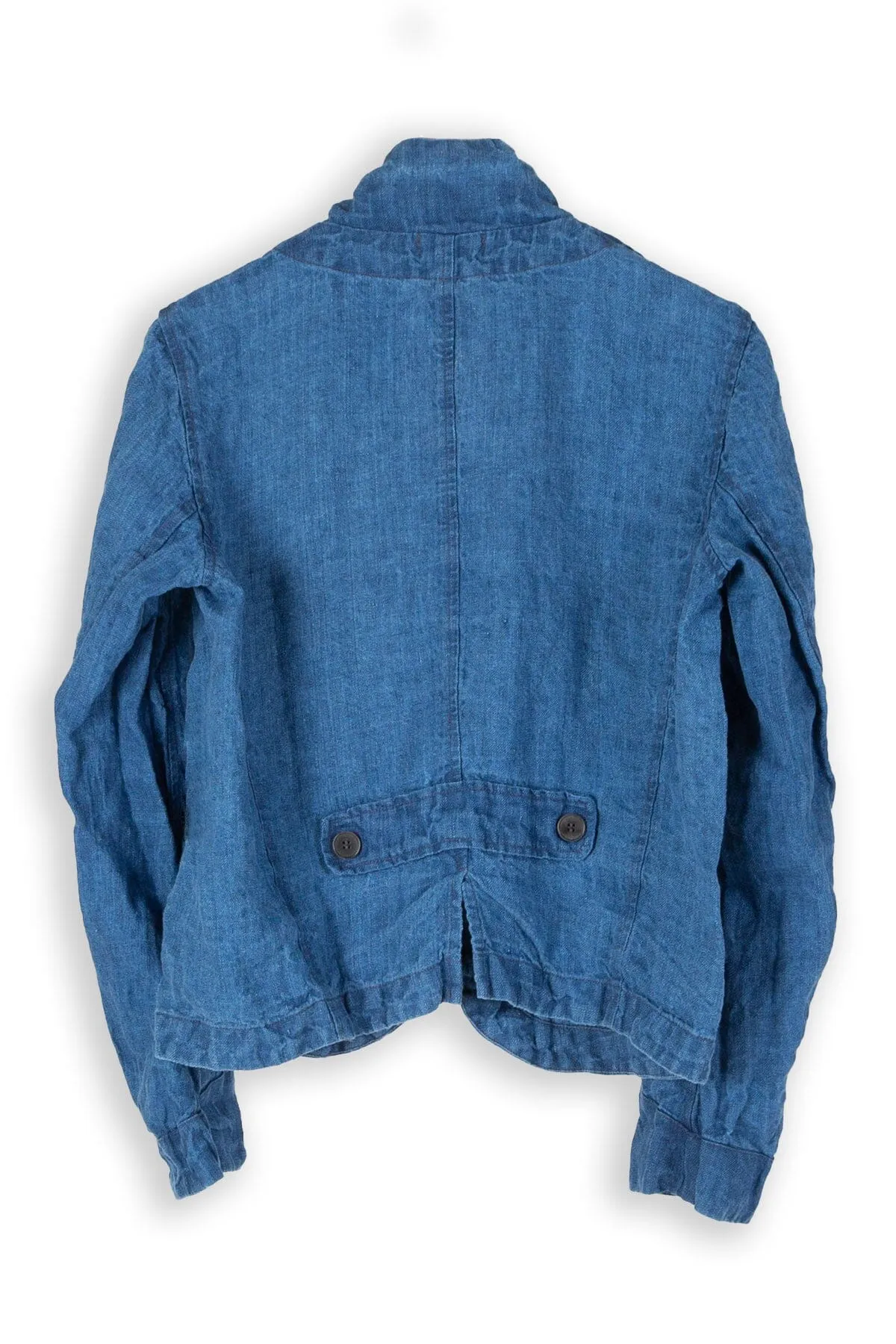 Dree Jacket - Indigo Linen Twill