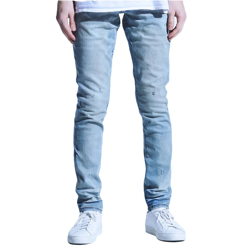 Embellish Culver Standard Denim Jeans Light Indigo Wash