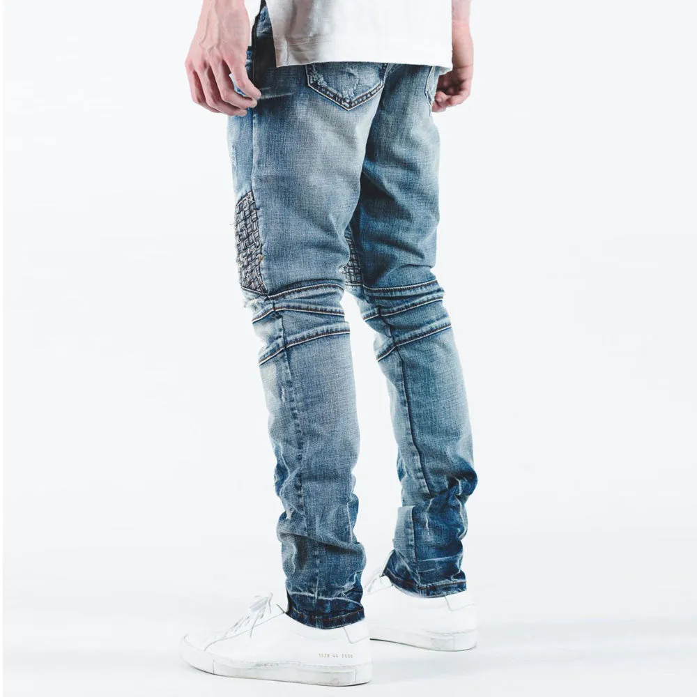 Embellish Turkish Biker Denim Jean Blue