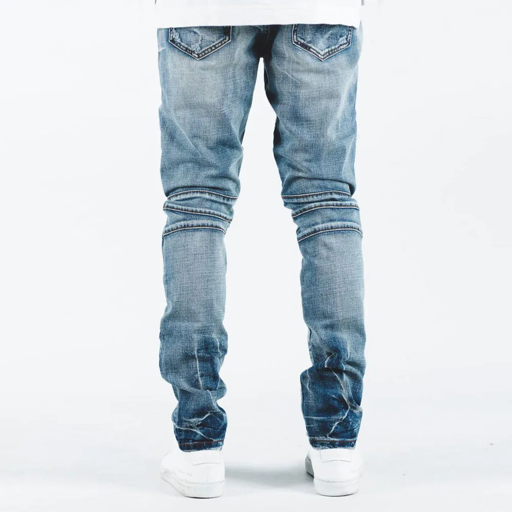 Embellish Turkish Biker Denim Jean Blue