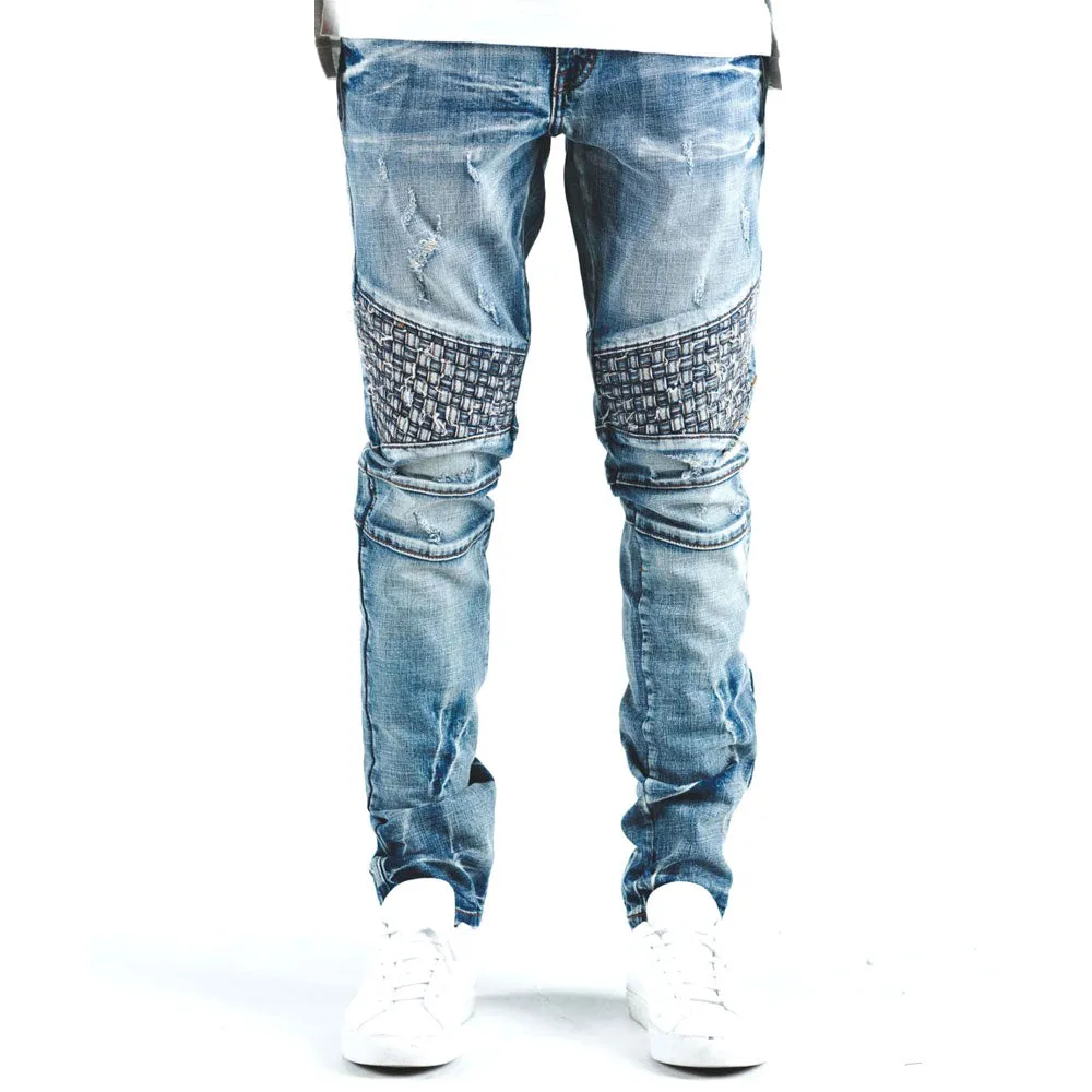 Embellish Turkish Biker Denim Jean Blue