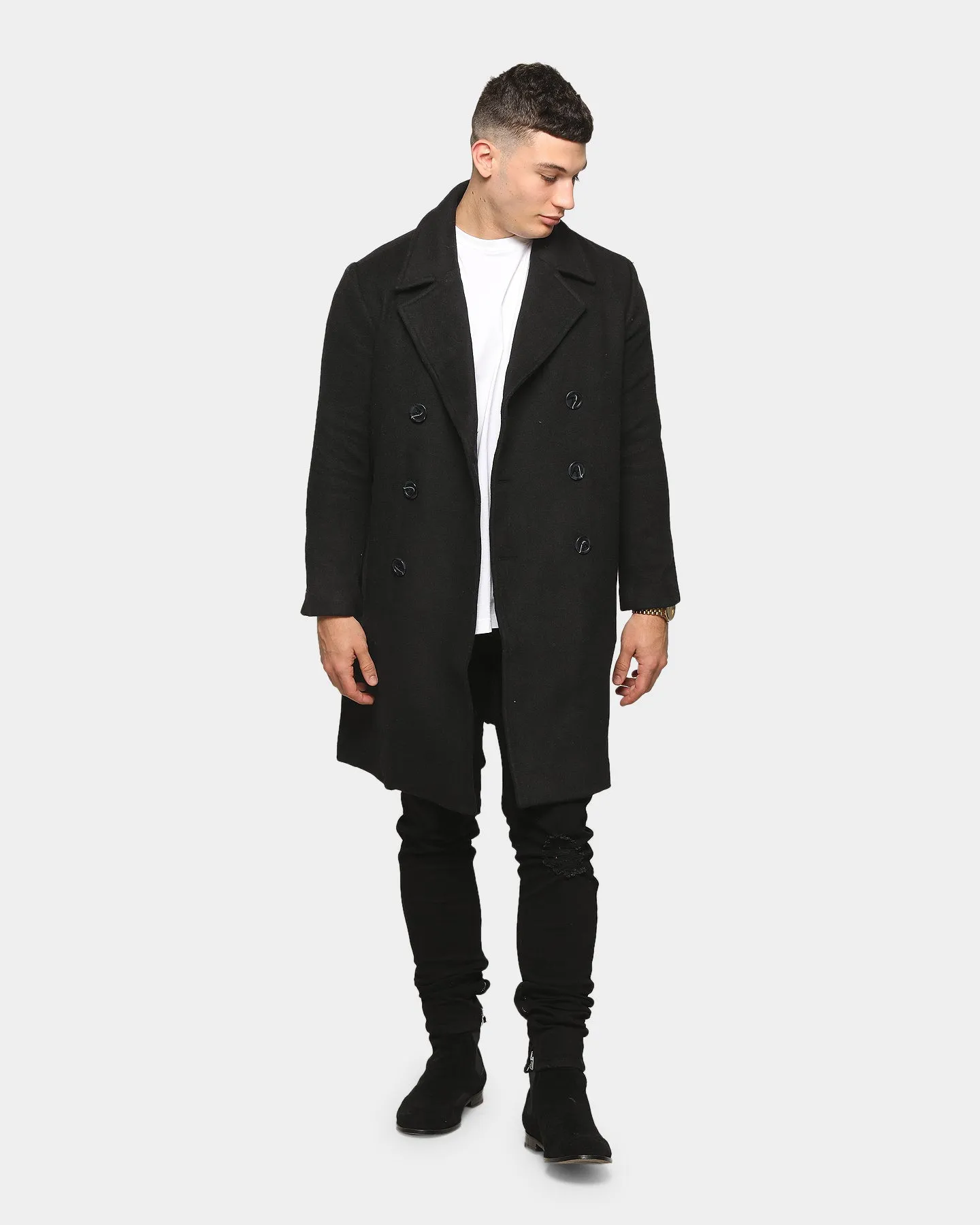 EN ES Men's Vertigo Coat Black