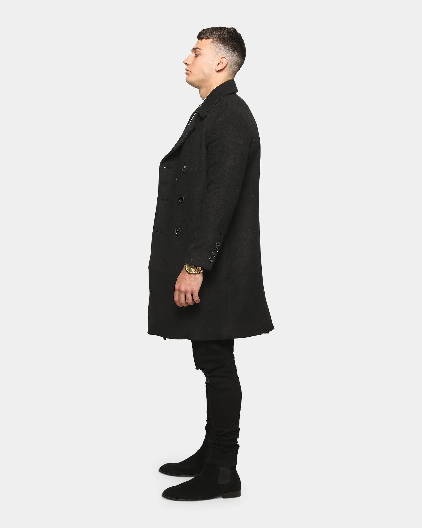 EN ES Men's Vertigo Coat Black