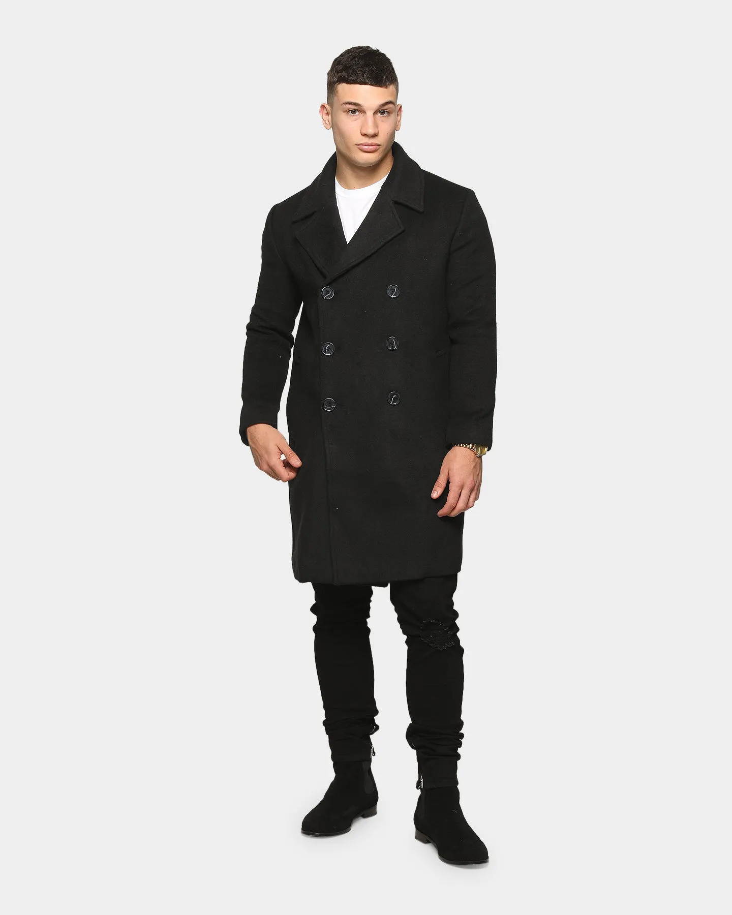 EN ES Men's Vertigo Coat Black