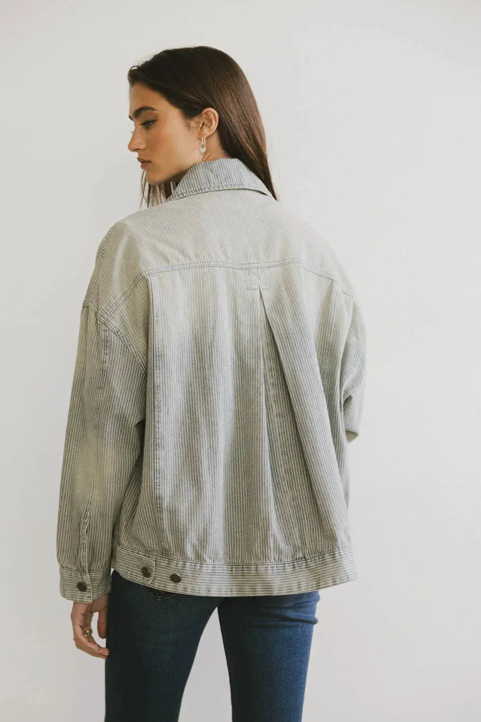 Evra Light Wash Denim Jacket