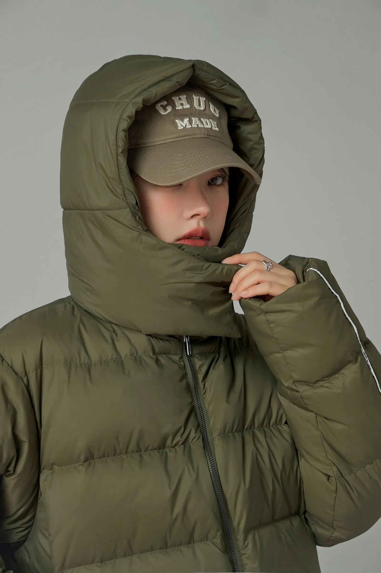 Fast Forward Oversized Hooded Padded Jacket