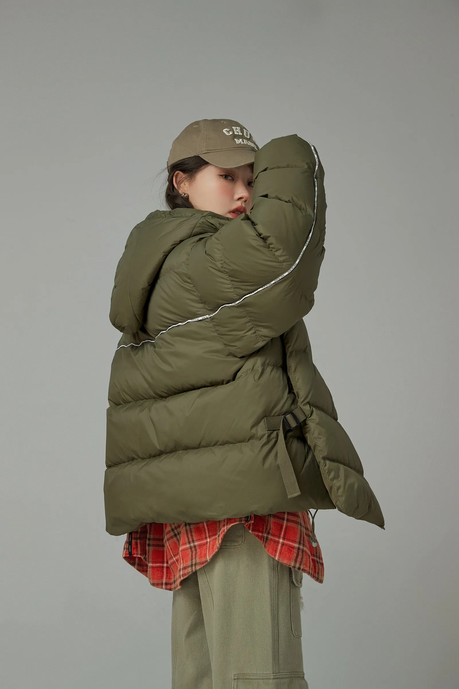 Fast Forward Oversized Hooded Padded Jacket