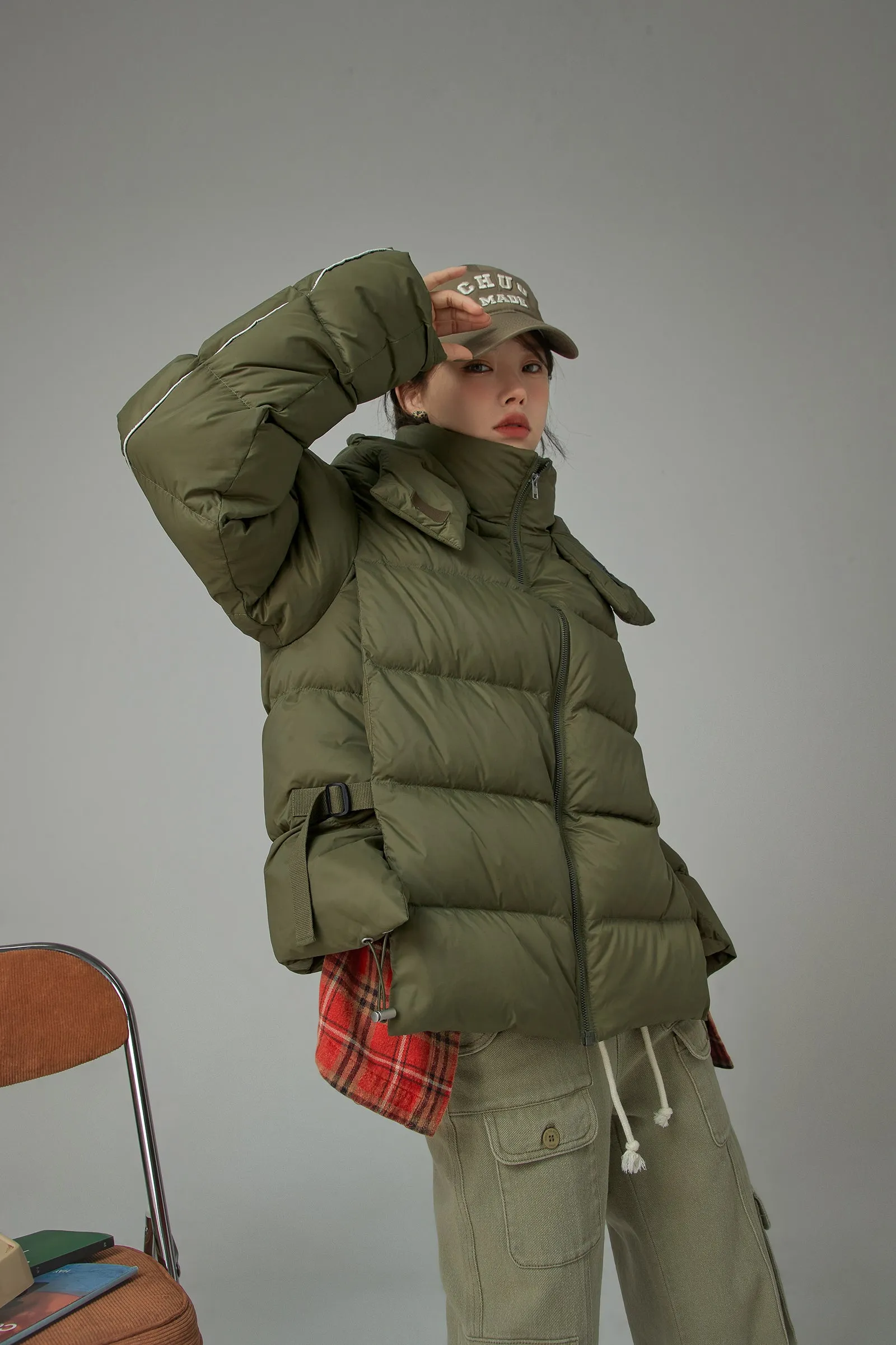 Fast Forward Oversized Hooded Padded Jacket