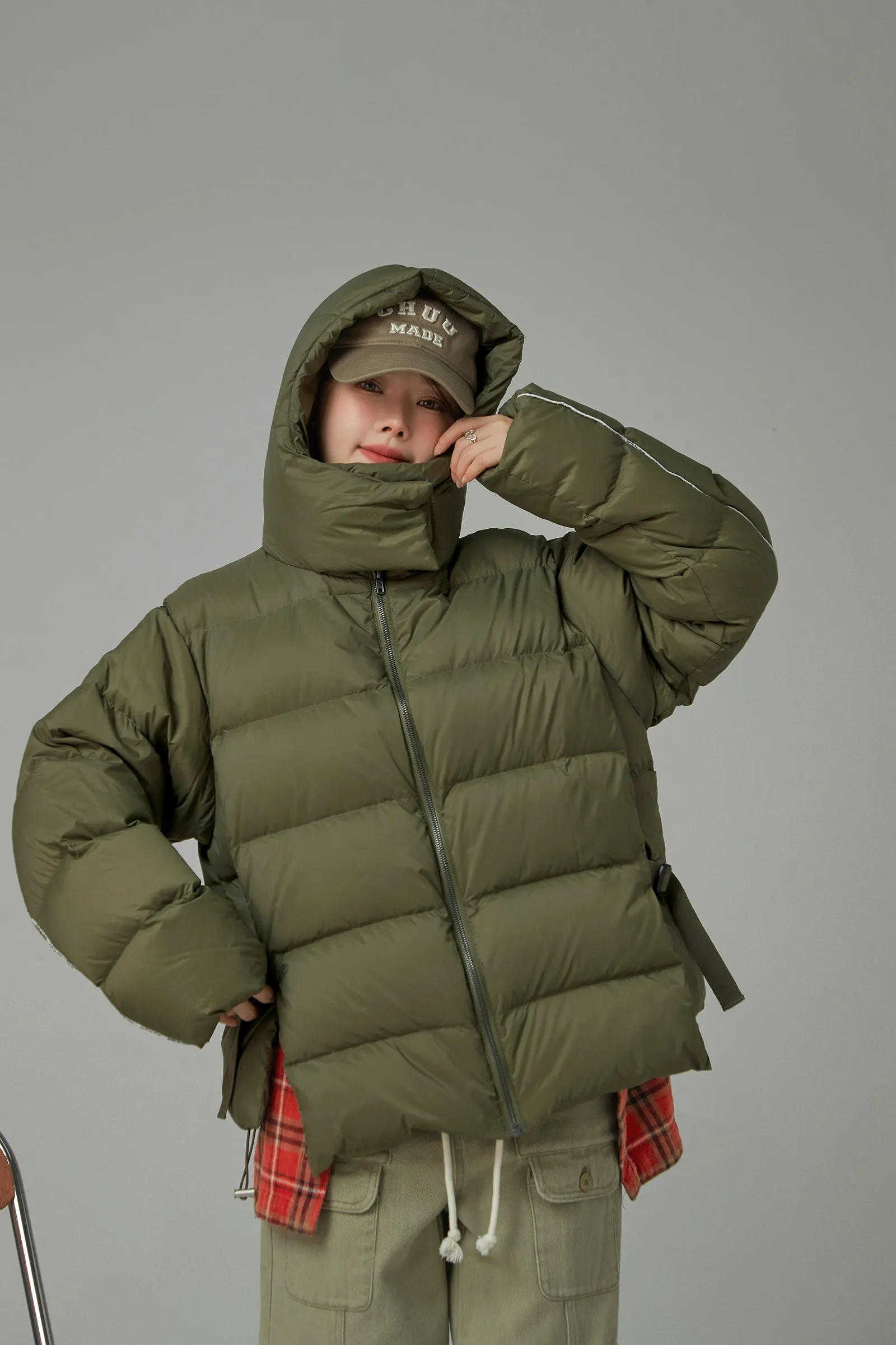 Fast Forward Oversized Hooded Padded Jacket