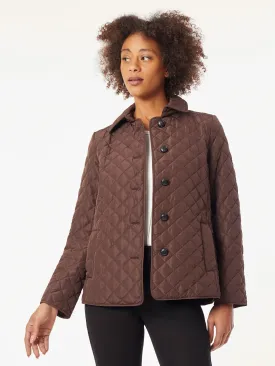 Five-Button Quilted Jacket