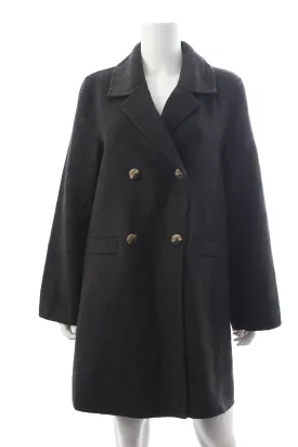 Ganni Wool-Blend Double-Breasted Coat