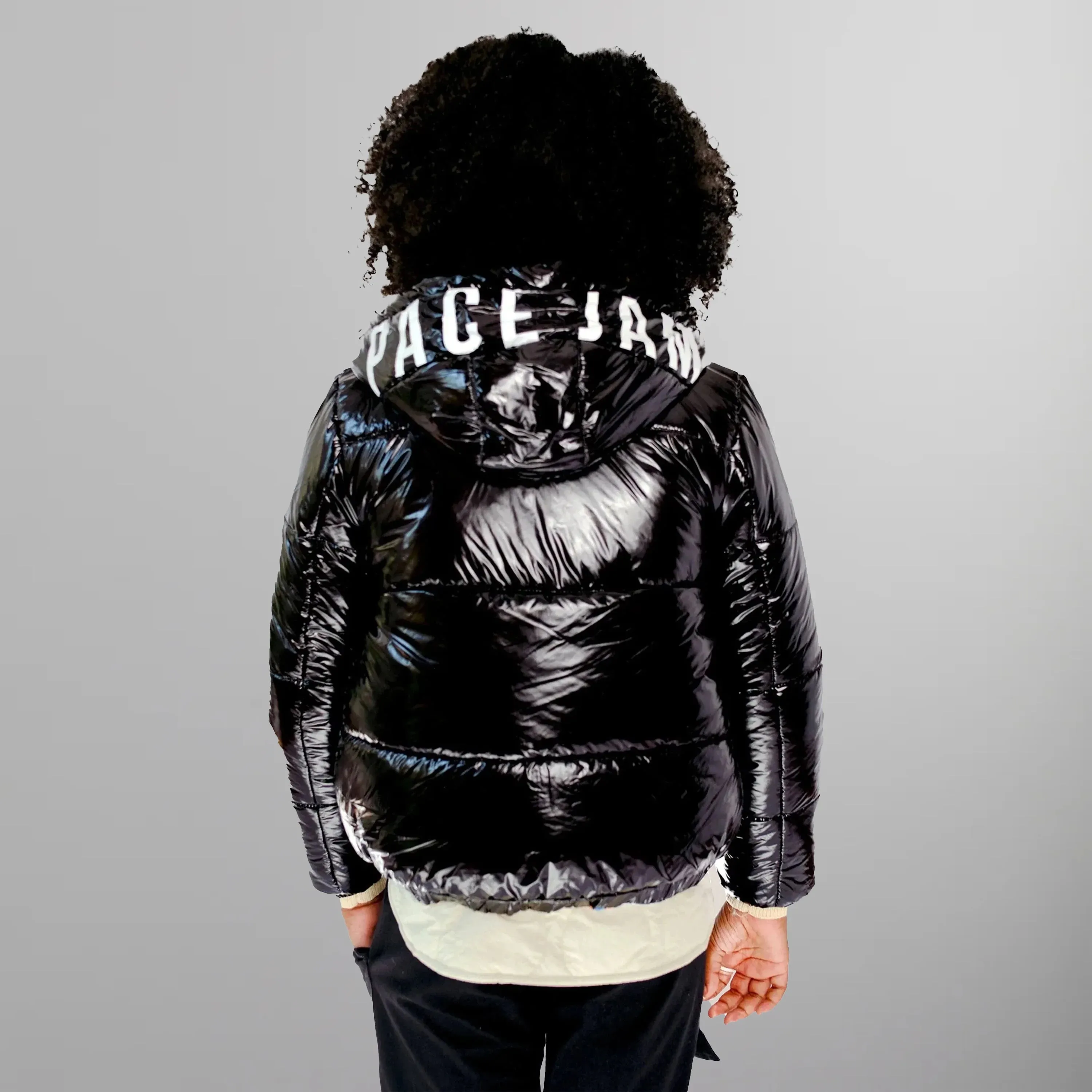 Girl's Cire Puffer with Mash Print Lining Jacket - FINAL SALE