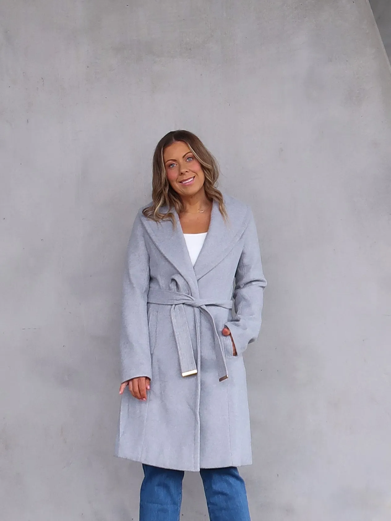 Harper Coat- Grey