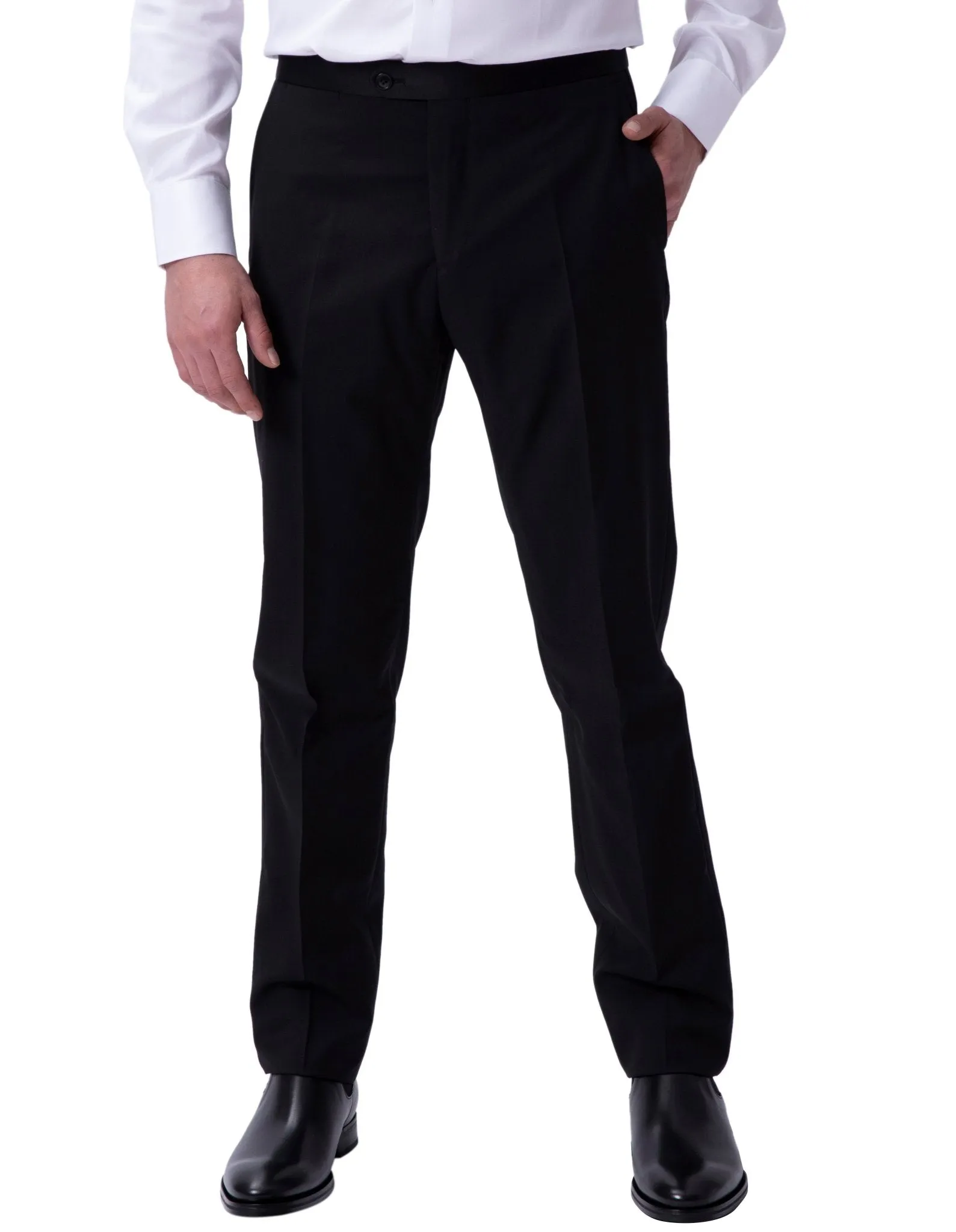 HENRY SARTORIAL Peak Collar Dinner Suit BLACK LG