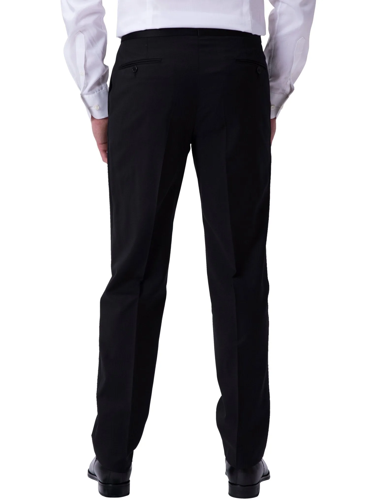 HENRY SARTORIAL Peak Collar Dinner Suit BLACK LG