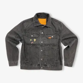 Ice Cream Trucker Denim Jacket Black