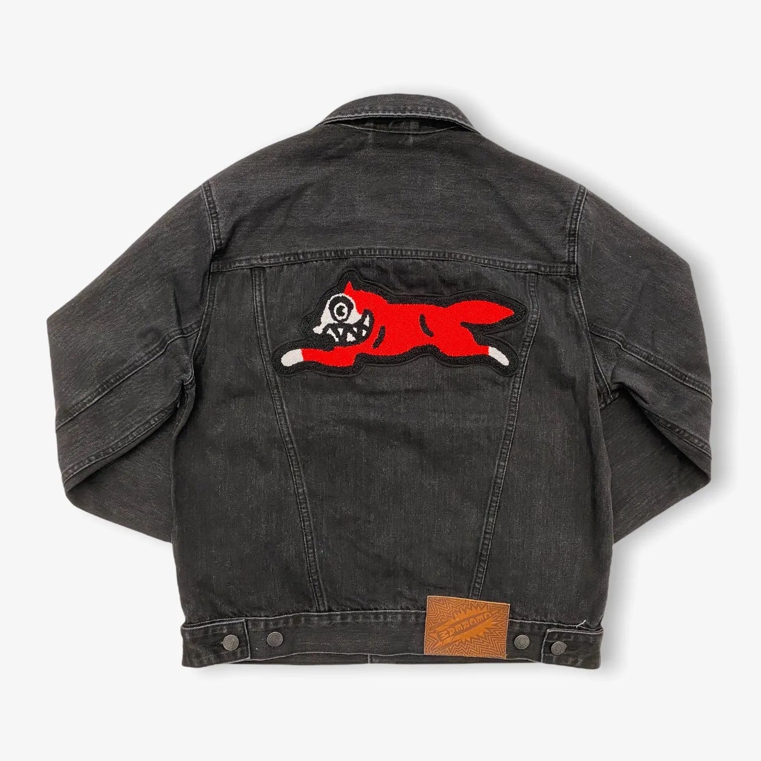 Ice Cream Trucker Denim Jacket Black